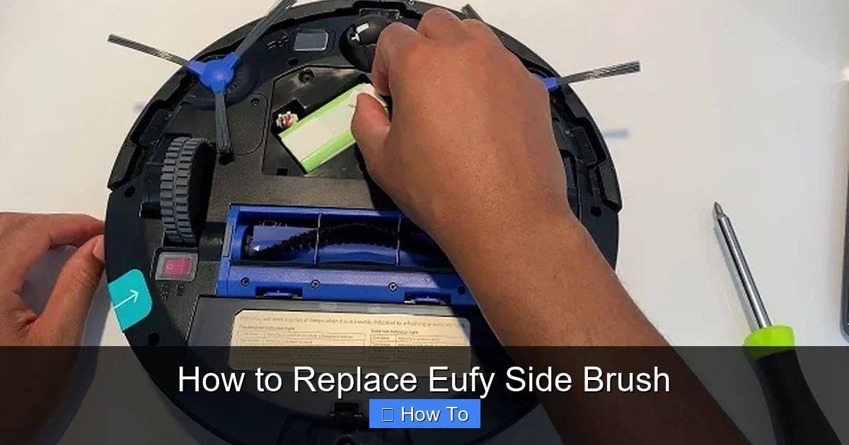 How to Replace Eufy Side Brush