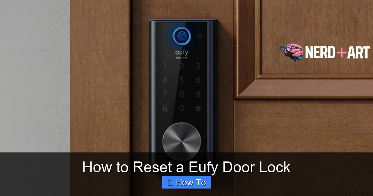 How to Reset a Eufy Door Lock