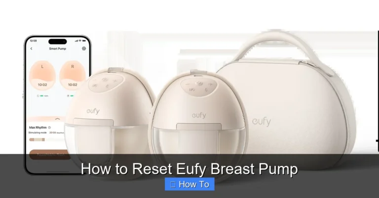How to Reset Eufy Breast Pump