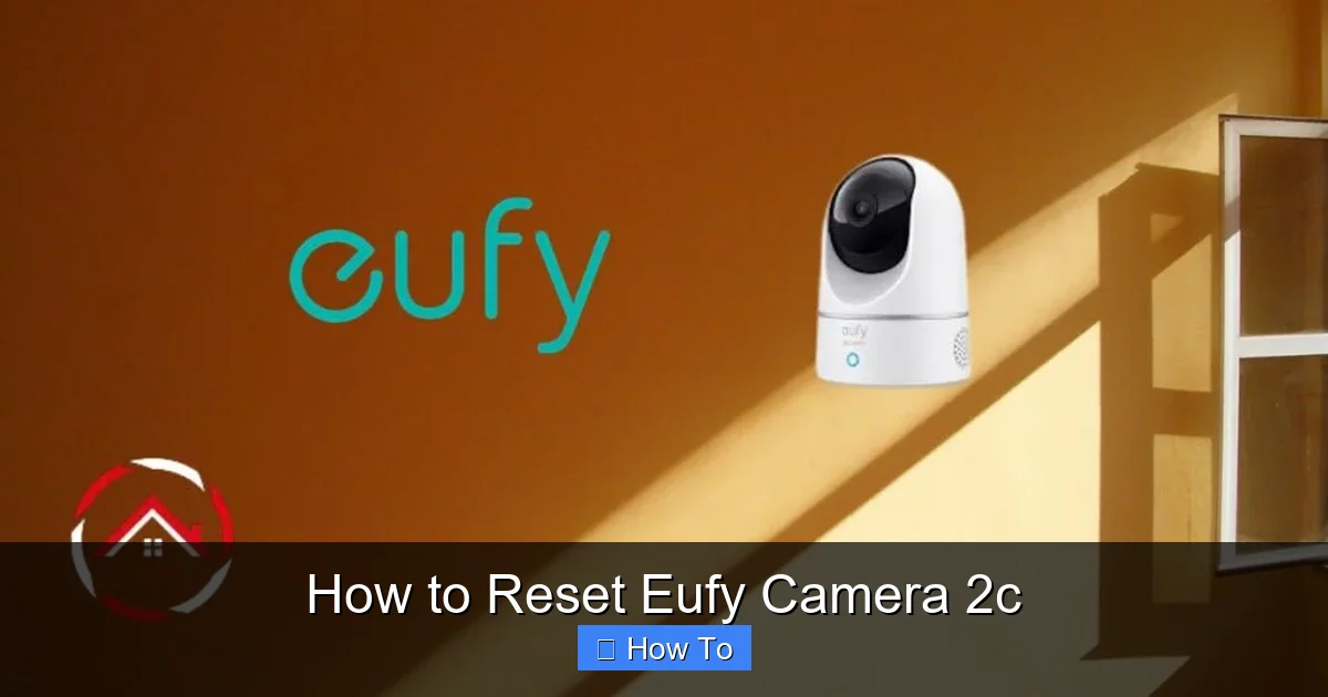 How to Reset Eufy Camera 2c