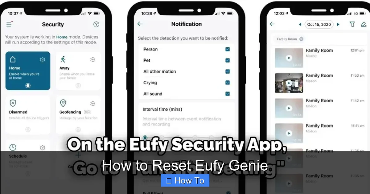 How to Reset Eufy Genie