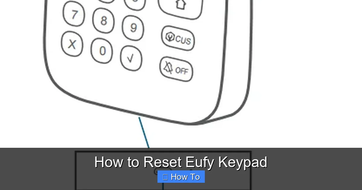 How to Reset Eufy Keypad