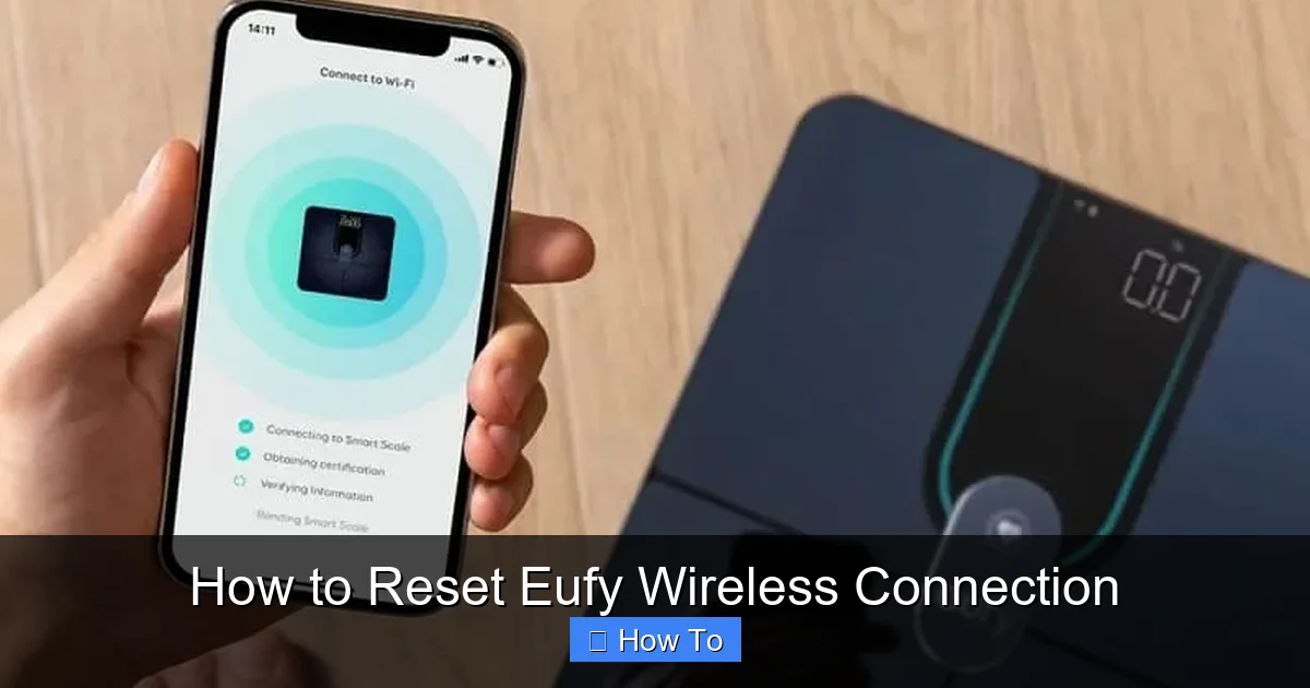How to Reset Eufy Wireless Connection