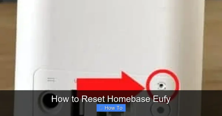 How to Reset Homebase Eufy
