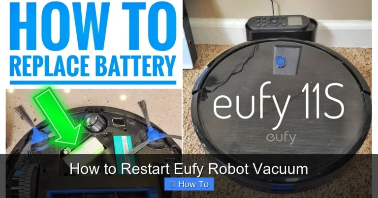 How to Restart Eufy Robot Vacuum