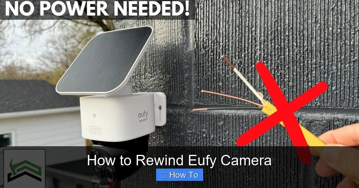 How to Rewind Eufy Camera