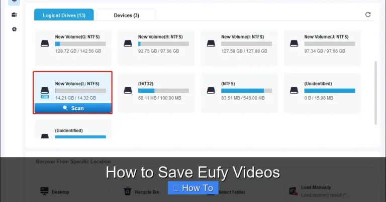 How to Save Eufy Videos