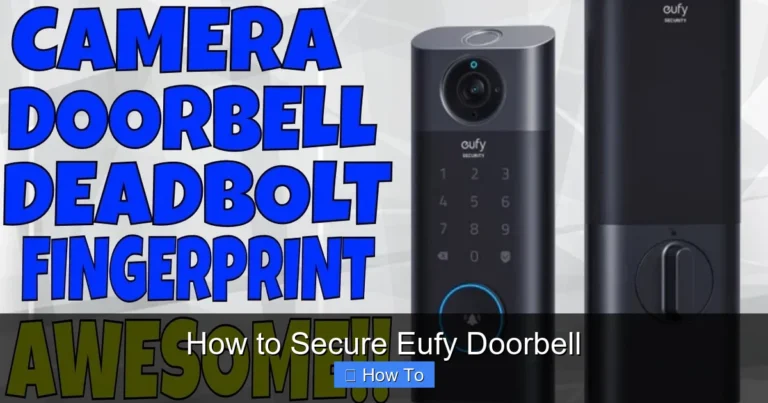 How to Secure Eufy Doorbell