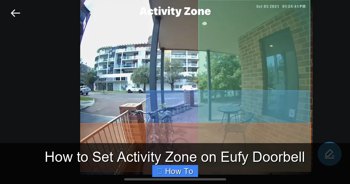 How to Set Activity Zone on Eufy Doorbell