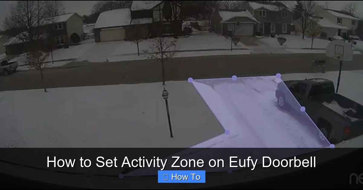 How to Set Activity Zone on Eufy Doorbell