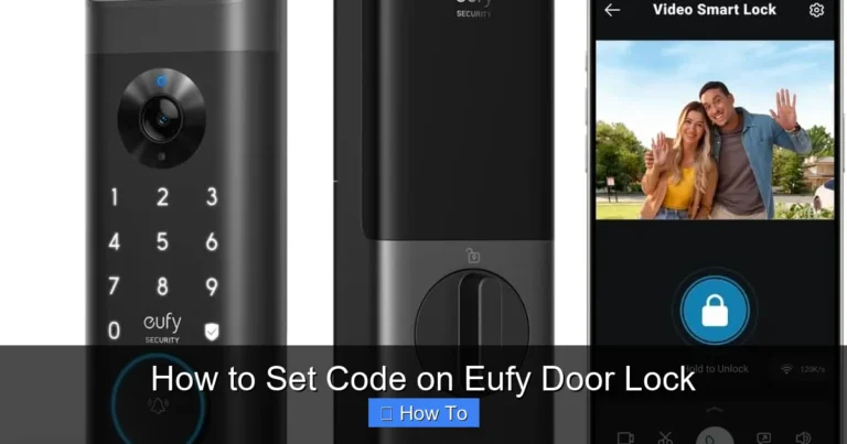 How to Set Code on Eufy Door Lock